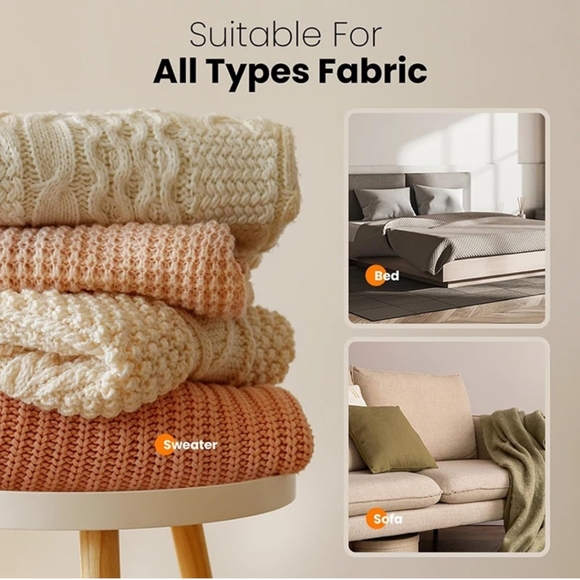 NEW Dual Head Electric Lint Remover Fabric Shaver, Pink - Picture 7 of 14